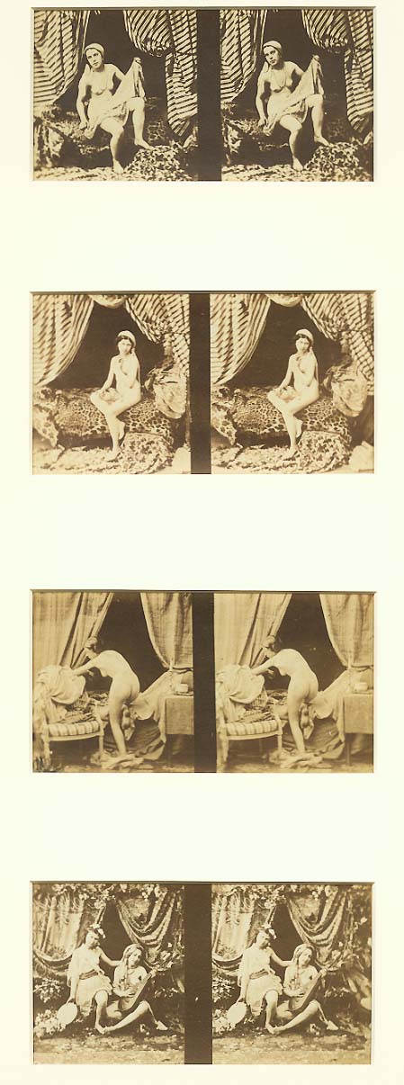 Felix Jacques Antoine Moulin - Four Nude Tableaus