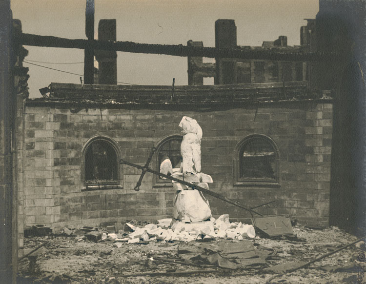 Sigismund Blumann - The Irony of Providence (St. John's Episcopal Church, after the 1906 San Francisco earthquake and fire)