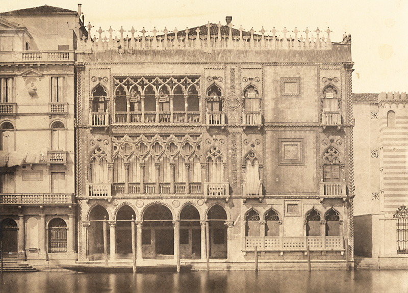 Domenico Bresolin - Facade of the Palazzo Ca' d'Oro, Venice, Italy