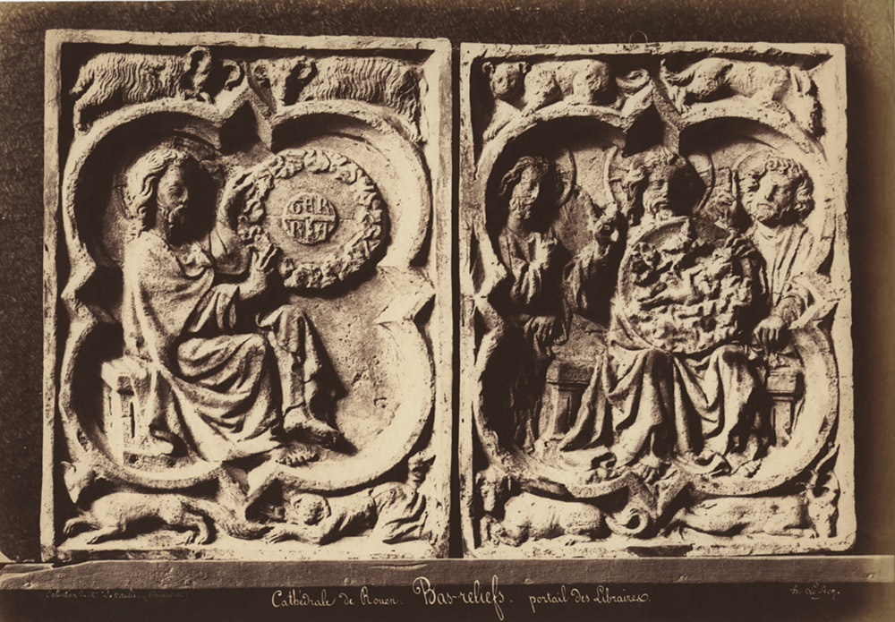 Henri Le Secq - Base Reliefs from the Rouen Cathedral, Portail des Libraire