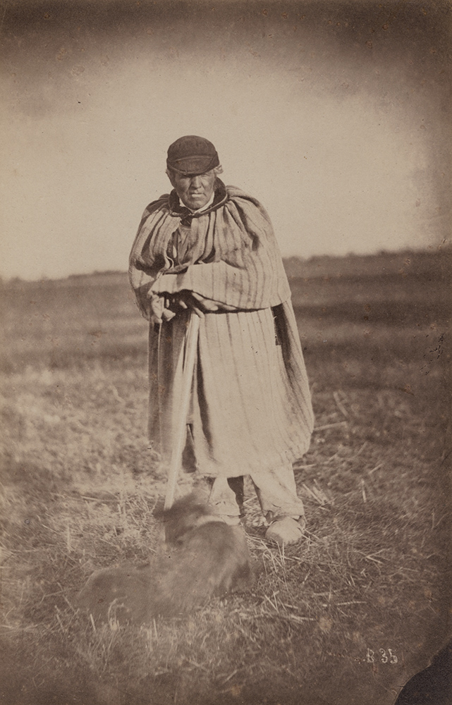 Auguste Giraudon's Artist - Man with Walking Stick and Dog