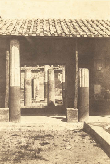 Gustave Le Gray / Firmin-Eugène Le Dien - Ruined Columns at Pompeii