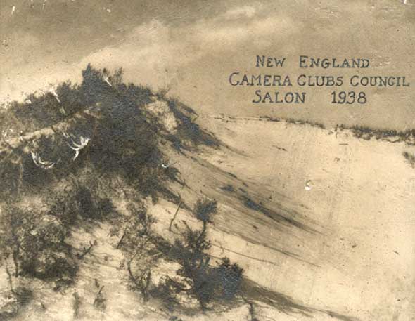 E. Lucerne Mailloux - Dune and Type for Cover of a Salon Program