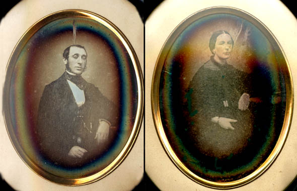 Pierre Eugene Fixon - Portraits of a Man and Wife