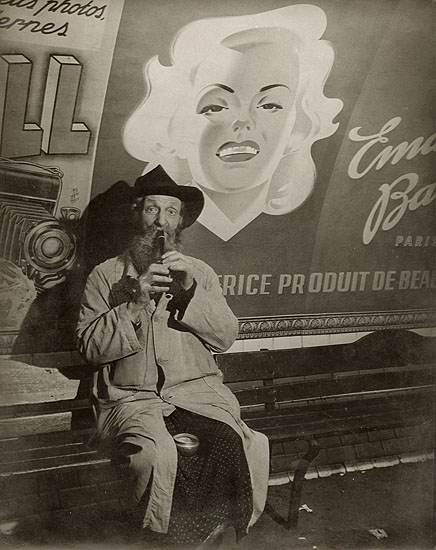 Brassai (Gyula Halasz) - Beggar in the Metro, Paris Brassai (Gyula Halasz) - Beggar in the Metro, Paris