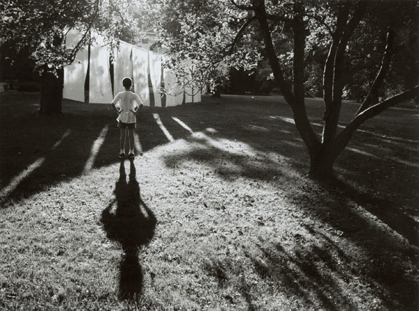 Stanko Abadžic - Untitled) Boy and Line of Laundry, Prague Stanko Abadžic - Untitled) Boy and Line of Laundry, Prague