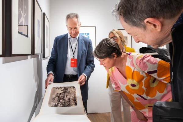 New York Gallerist Hans Kraus, Jr. was one of the few dealers that showed 19th-century photography at this year's AIPAD Show. (Photo by Scott Rudd. Courtesy of AIPAD.) New York Gallerist Hans Kraus, Jr. was one of the few dealers that showed 19th-century photography at this year's AIPAD Show. (Photo by Scott Rudd. Courtesy of AIPAD.)