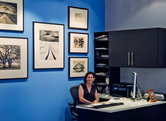 Susan Spiritus in her office. Susan Spiritus in her office.
